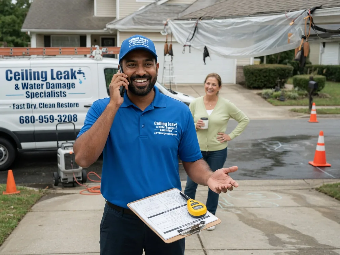 Ceiling Leak Cleanup Bullard, TX FAQs